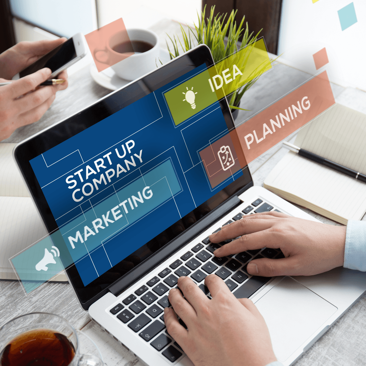 Startup-Planung und Marketing-Strategie