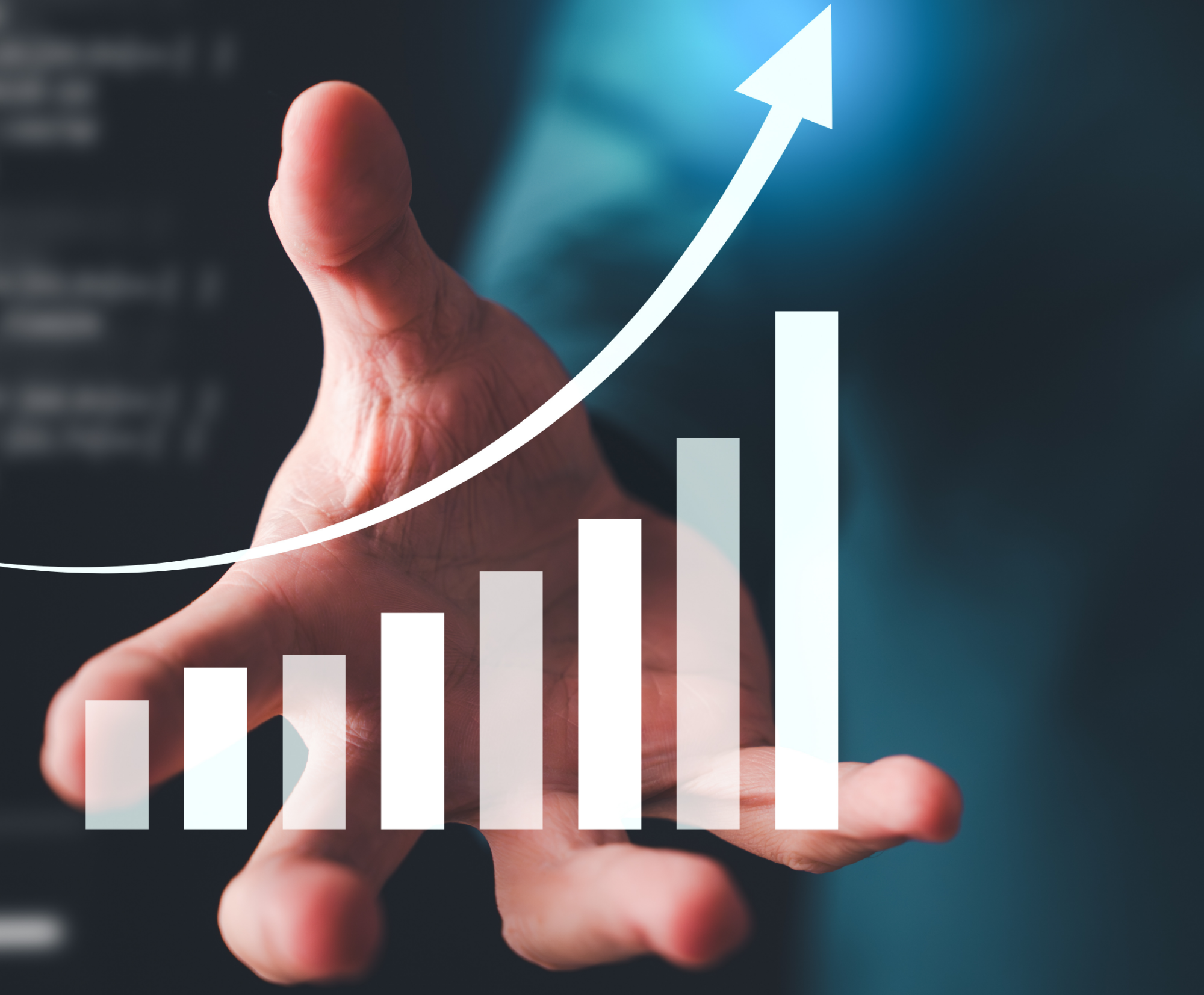 Wachstumsdiagramm – Business Impact durch KI